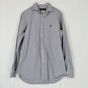 POLO - RALPH LAUREN Men's Classic Fit Plaid -100% Cotton Shirt - Size M